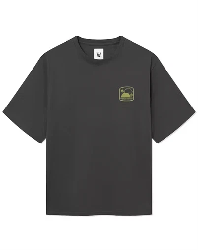 Wood Wood - WWAce Outsider T-Shirt - Pirate Black